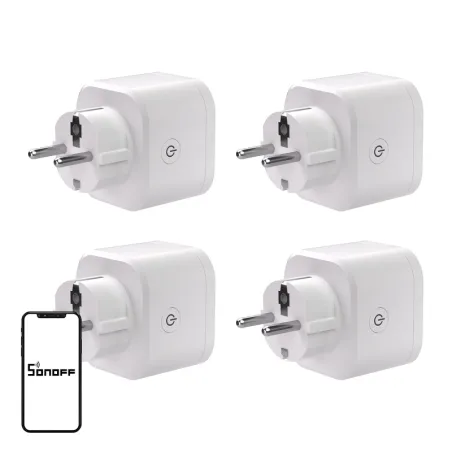 SONOFF S61s Matter External Plug via Wi-Fi, 4-Pack